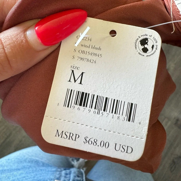 Free People Be My Mini Slip Dress in Wind Blush - Picture 3 of 5